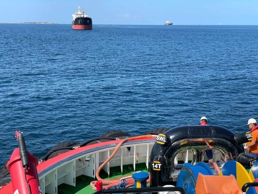 Çanakkale Boğazı’nda arızalanan tanker gemisi kurtarıldı
