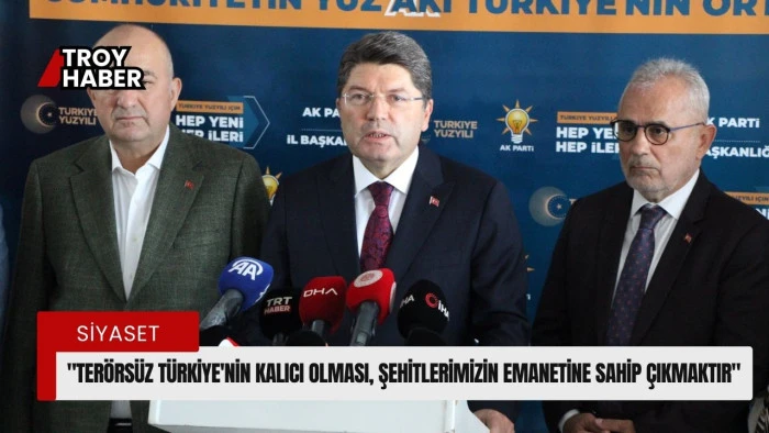 Adalet Bakanı Tunç: 