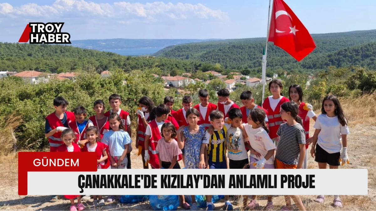 Çanakkale'de Kızılay'dan anlamlı proje