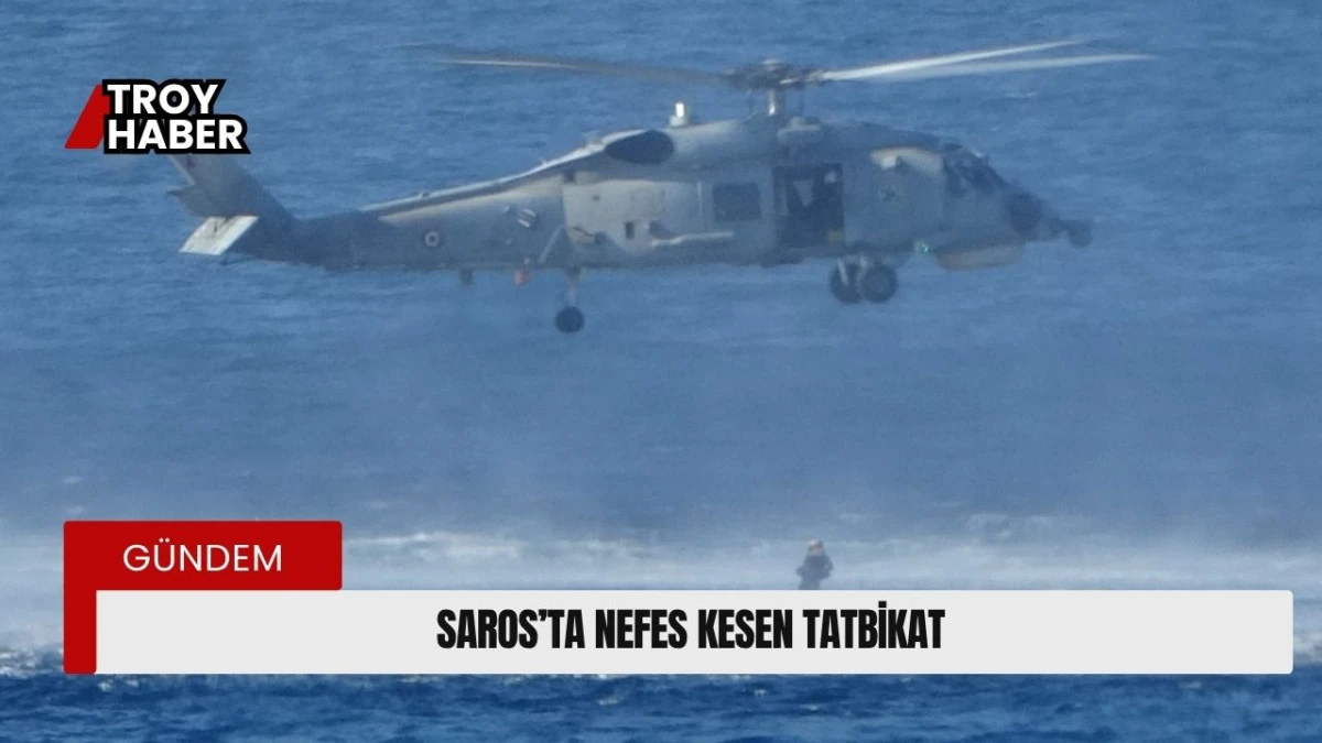 Denize atılan mayınlar tespit edilerek SAS komandoları tarafından imha edildi