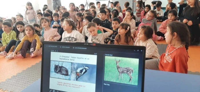 D&uuml;nya Yaban Hayatı G&uuml;n&uuml;nde &ouml;ğrencilere eğitim verildi