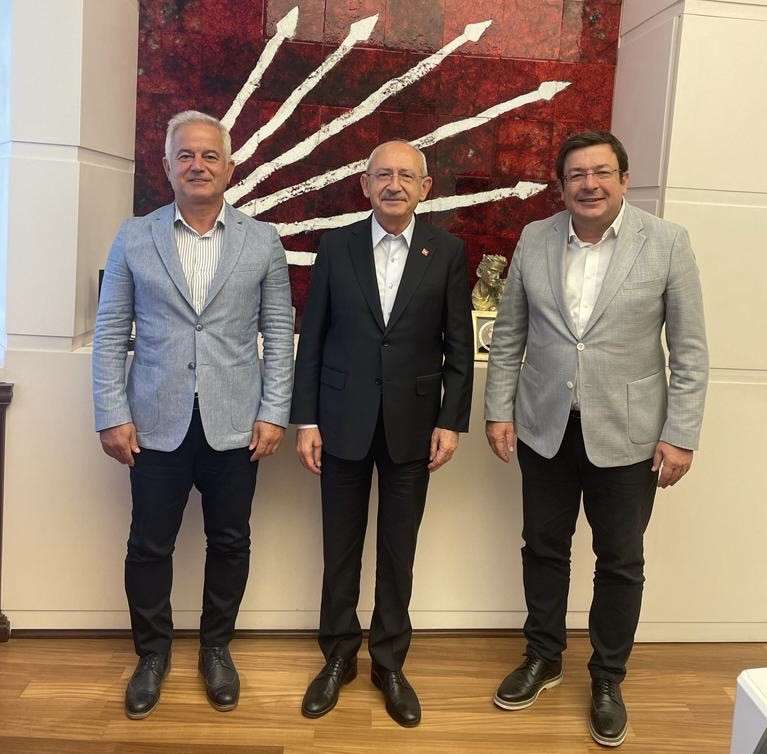 Erkek ve Güneşhan Kılıçdaroğlu ile görüştü