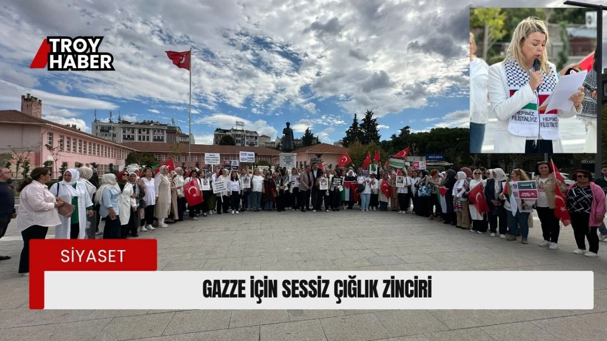 Gazze için ‘Sessiz Çığlık Zinciri’