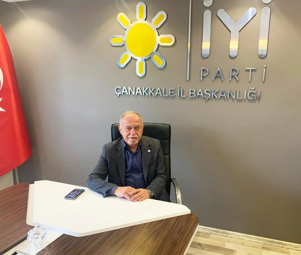 İYİ Parti &Ccedil;anakkale İl Başkanı Selahattin Yıldızlar&rsquo;dan Ankara&rsquo;daki &ldquo;Bayrak A&ccedil;ıyorum&rdquo; Mitingine Davet