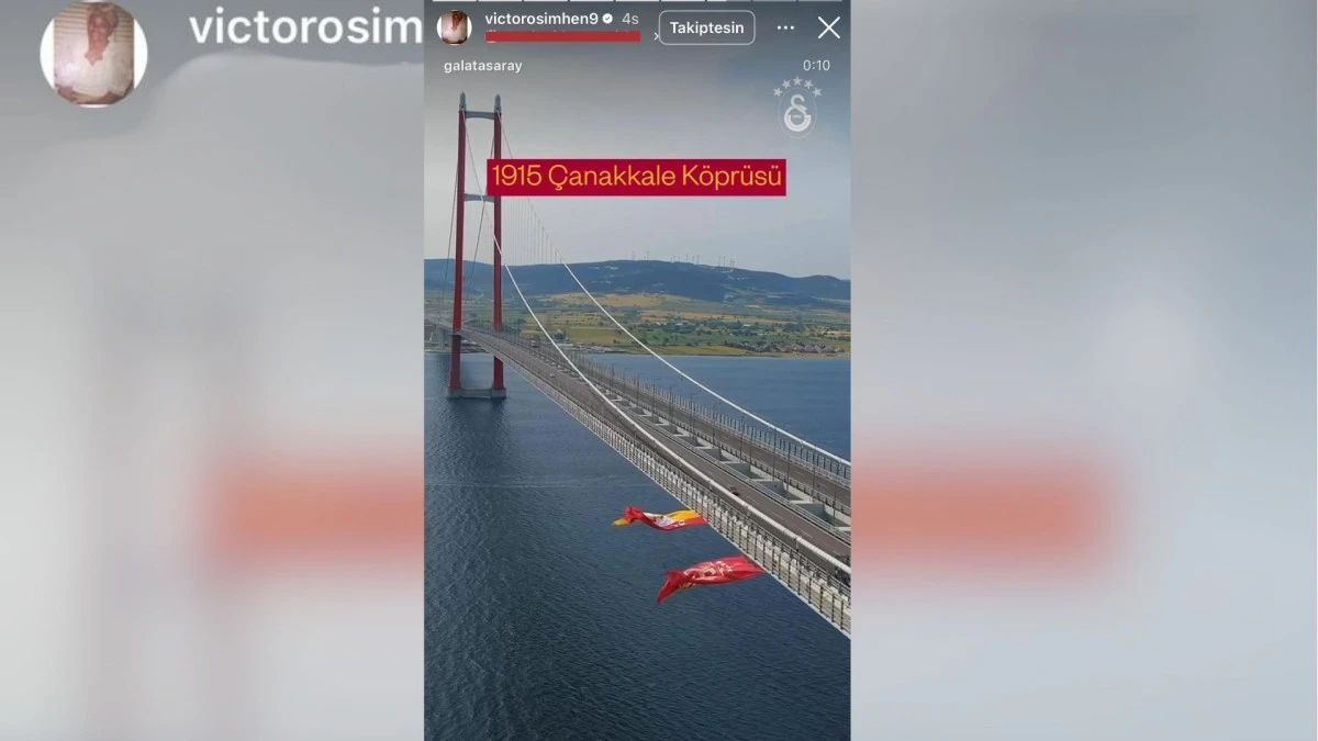 Osimhen'den Çanakkale paylaşımı