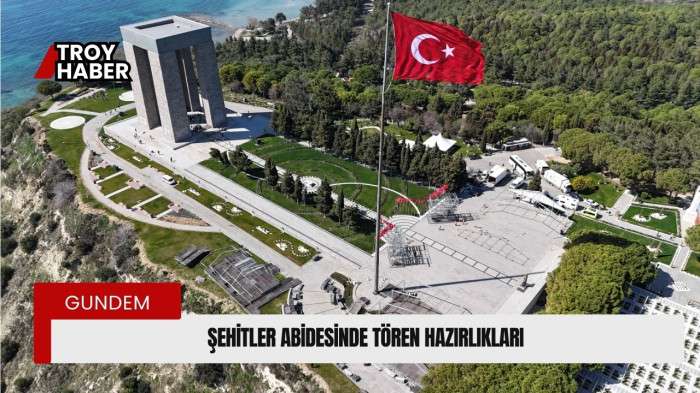 Şehitler Abidesi’nde 18 Mart tören hazırlıkları devam ediyor