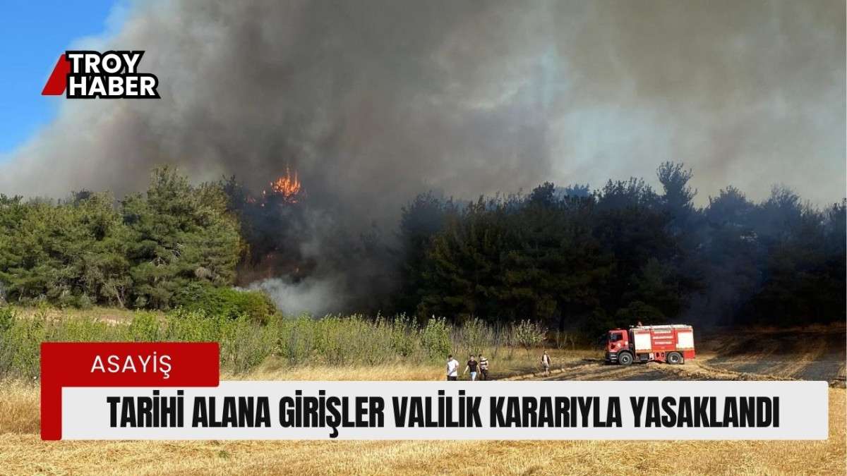 Tarihi alana girişler yasaklandı 